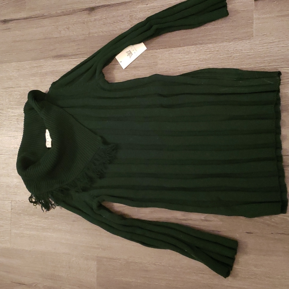 Chaus green sweater size small nwt